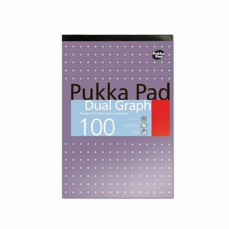 PUKKA PADS - Pukka Pads A4 Dual Graph Pad