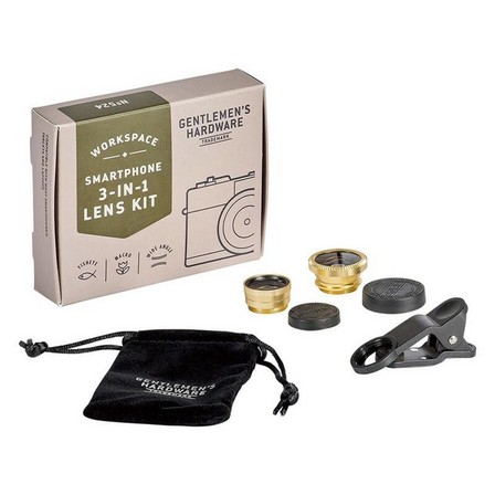 GENTLEMEN'S HARDWARE - Gentlemen's Hardware Smartphone Lens kit 3 In 1 With Black Clip