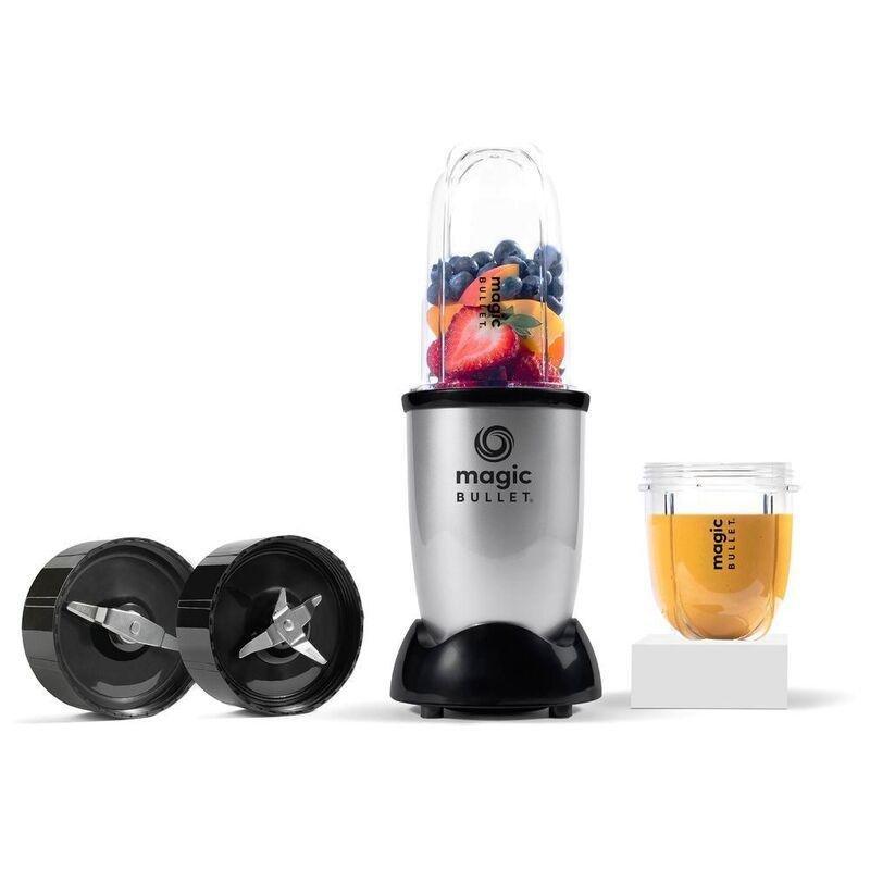 Nutribullet Magic Bullet High-Speed Blender/Mixer System 400W Silver (Set of 6), , large image number 0