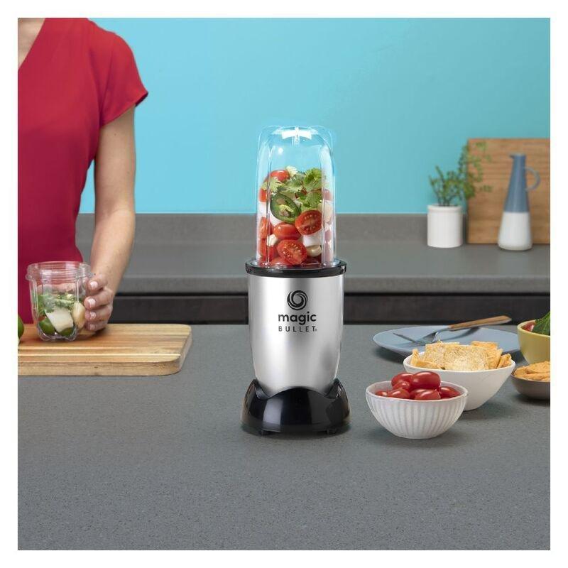 Nutribullet Magic Bullet High-Speed Blender/Mixer System 400W Silver (Set of 6), , large image number 3