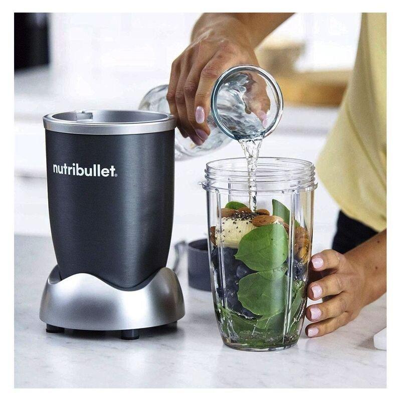 Nutribullet Multi-Function High Speed Blender Mixer System with Extractor Smoothie Maker 600W Gray (Set of 12), , large image number 1