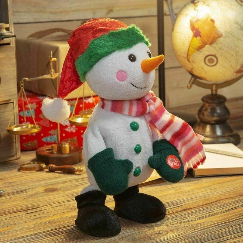 Santa's Workshop Musical Dancing Snowman 12cm, , large image number 1