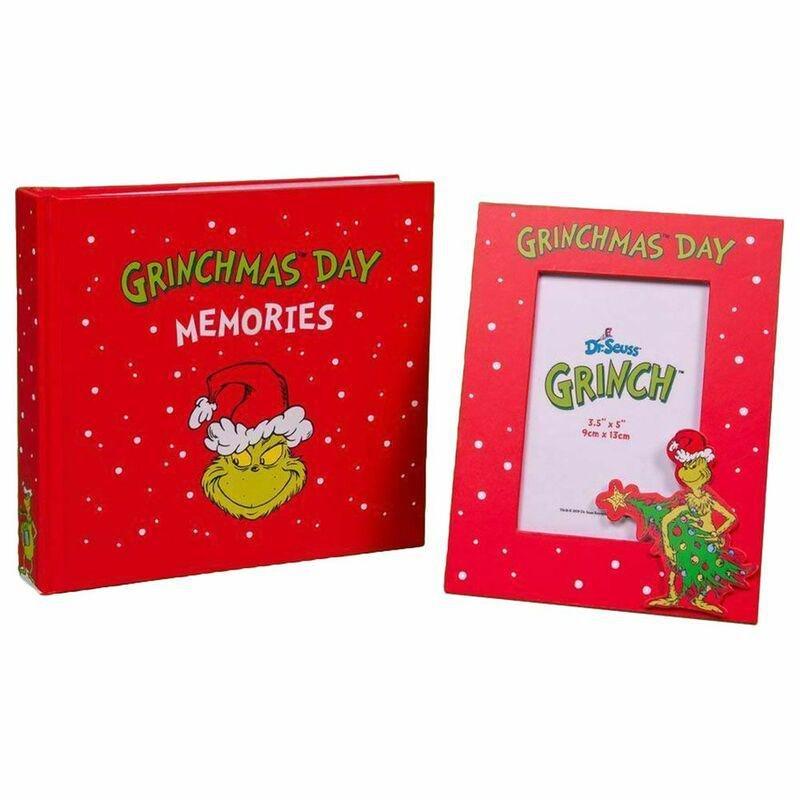Santa's Workshop The Grinch Photo Frame & Album Gift Set, , large image number 0