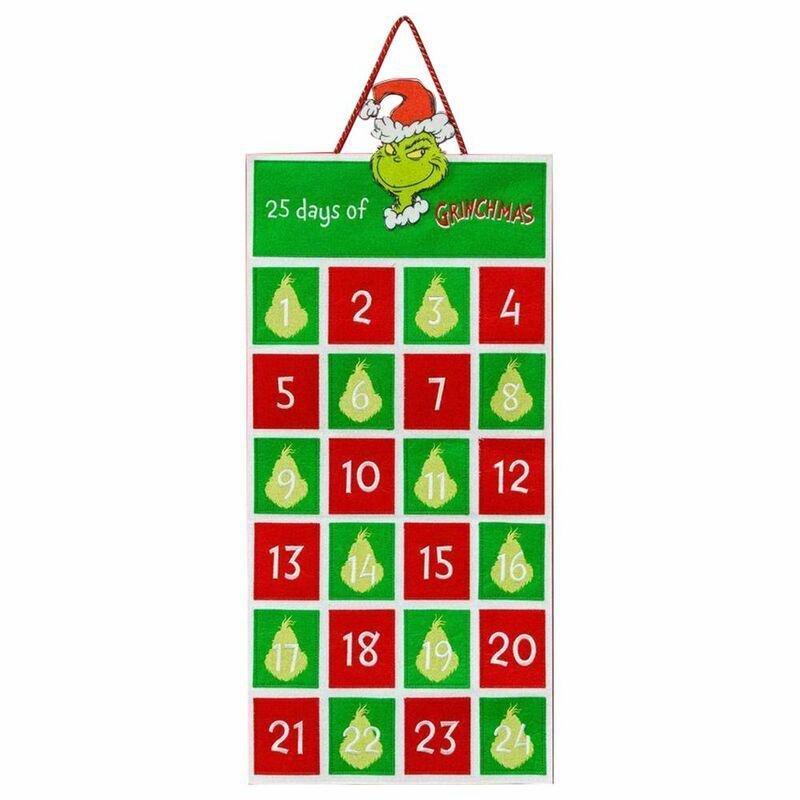 Santa's Workshop The Grinch Hanging Advent Calendar, , large image number 0