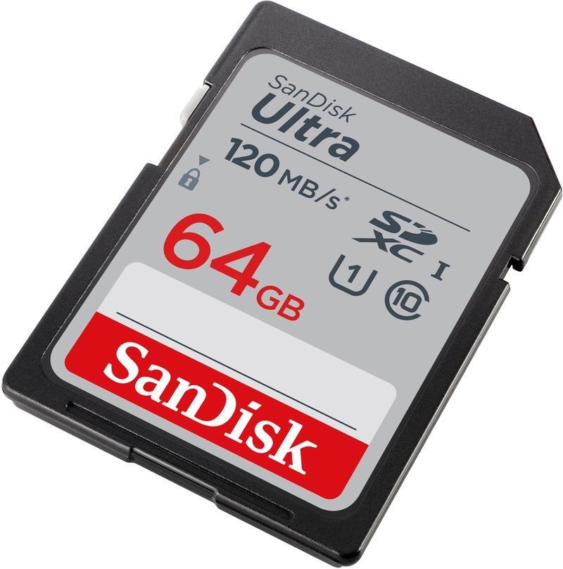 Sandisk Ultra 64GB Sdxc Memory Card 120Mb/S, , large image number 1