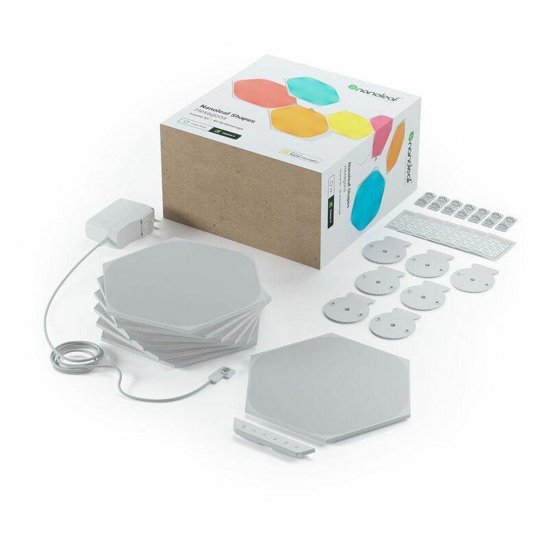 Nanoleaf Shapes Hex White Pack of 9, , large image number 0