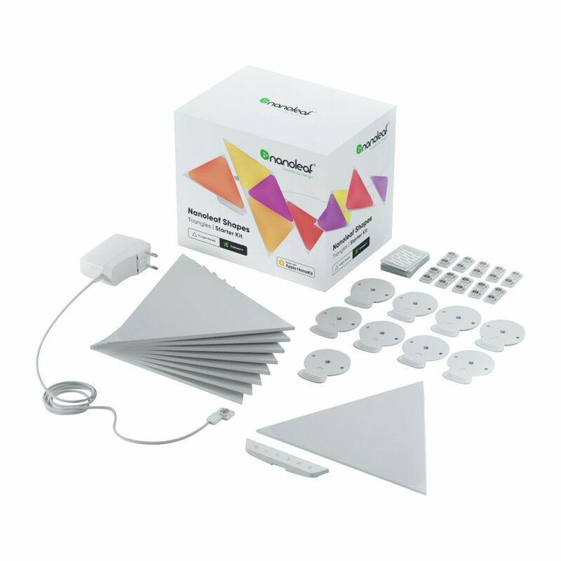Nanoleaf Shapes Triangles Starter Kit White EU/UK (Pack of 9), , medium