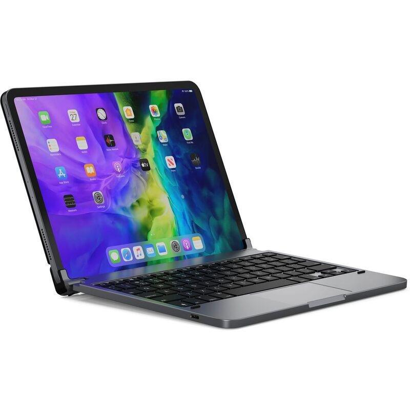 Brydge Pro+ Aluminium Bluetooth Keyboard with Trackpad for iPad Pro 11.0-Inch (Arabic/English) - Space Grey, , large image number 1