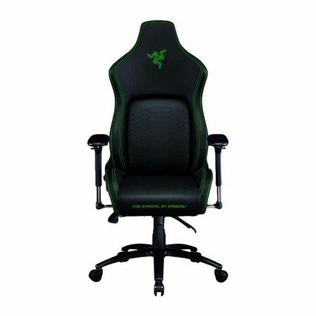 RAZER - Razer Iskur Black/Green Gaming Chair with Built-In Lumbar Support