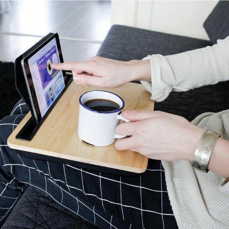 Kikkerland Ibed Lap Desk Wood, , large image number 2