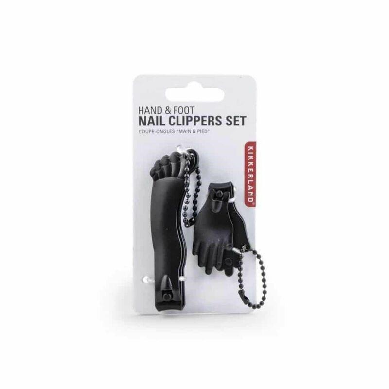 Kikkerland Hand And Foot Nail Clipper Combo Black, , large image number 1
