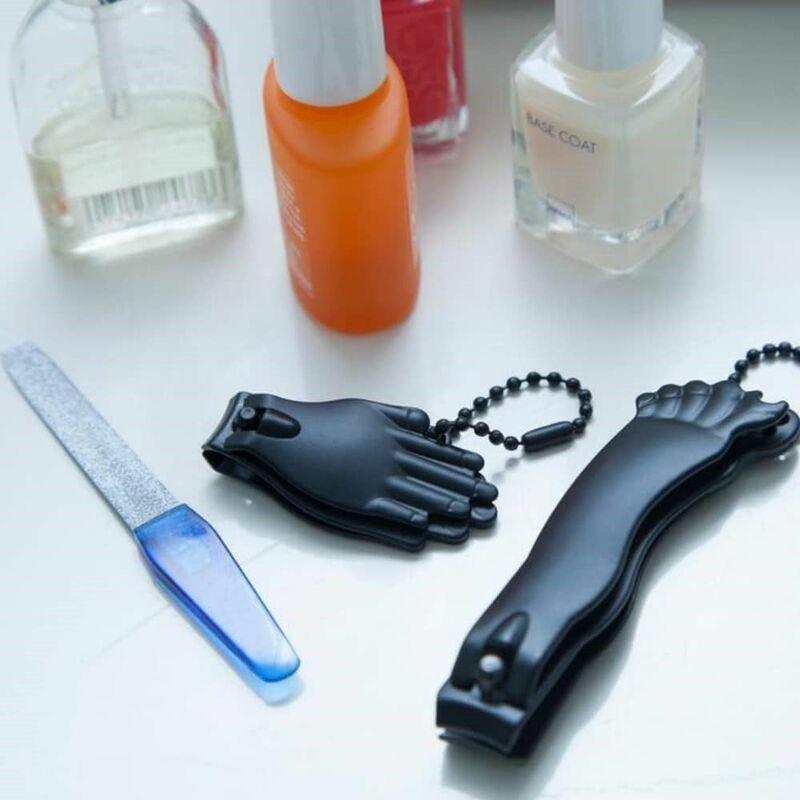 Kikkerland Hand And Foot Nail Clipper Combo Black, , large image number 2