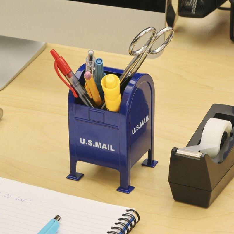 Kikkerland U.S. Mail Pen Holder, , large image number 1