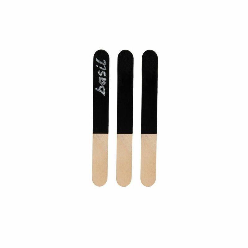 Kikkerland Reusable Garden Markers 12 Sticks + 1 Dust Free Piece Of Chalk, , large image number 1