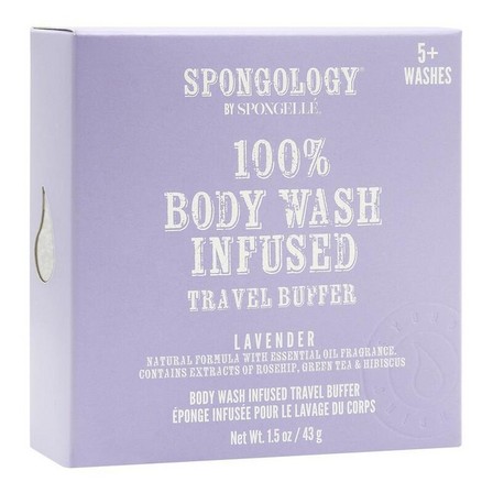 SPONGELLE - Spongelle Spongology Travel Buffer Lavender 5+ Washes 43g