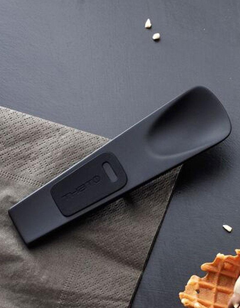 Scoopthat Li'L Dipper Ice Cream Spoon Black, , large image number 1