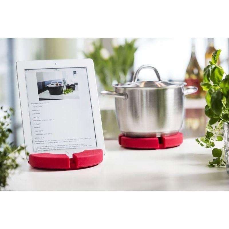 Sagaform Cook'N Red Trivet/Tablet Stand Red, , large image number 1
