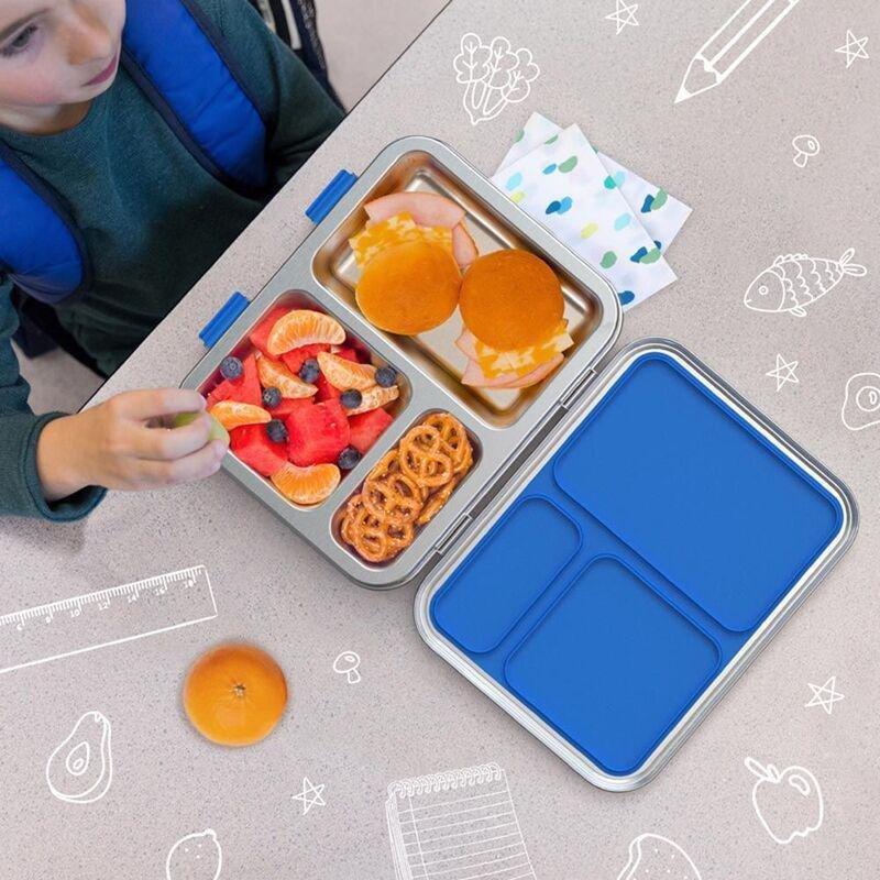 Bentgo Kids Stainless-Steel Lunch Box - Blue, , large image number 1