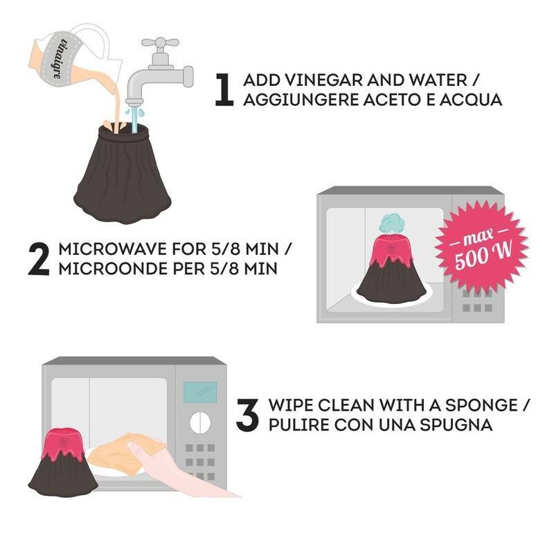 Legami Volcano Microwave Cleaner, , large image number 1
