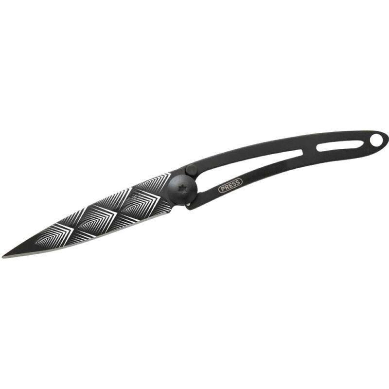 Deejo 15G Pocket Knife - Art Deco (Black), , large image number 0