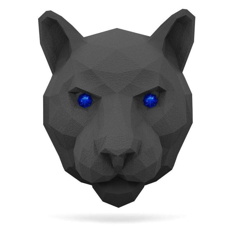 Medori 3D Panther Head Satin Shine Analogous To Tom Ford - Lost Cherry Ceramic Car Air Freshener For Vent, , large image number 0