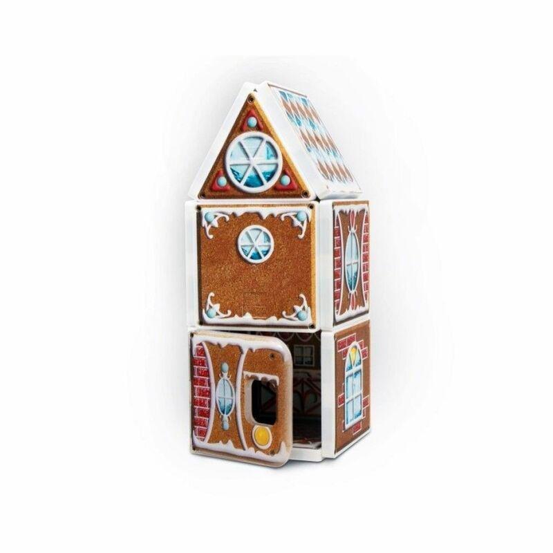 Magna-Tiles Createon Gingerbread Candy Cabin Building Set, , large image number 1