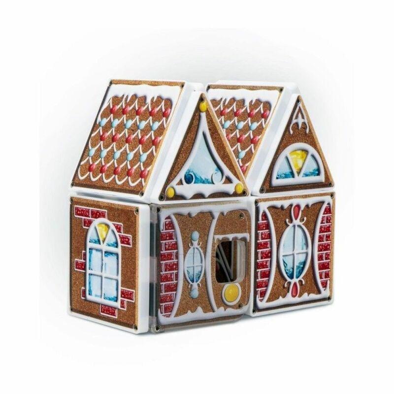Magna-Tiles Createon Gingerbread Candy Cabin Building Set, , large image number 3