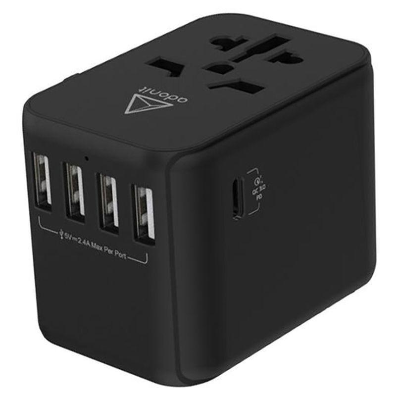Adonit Universal Adapter 30W PD 4A1C Wall Charger Black, , medium
