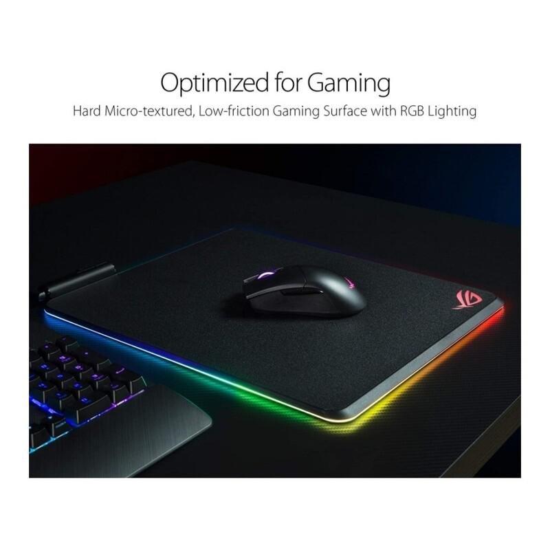 ASUS ROG Balteus RGB Backlit Black Gaming Mouse Pad, , large image number 1