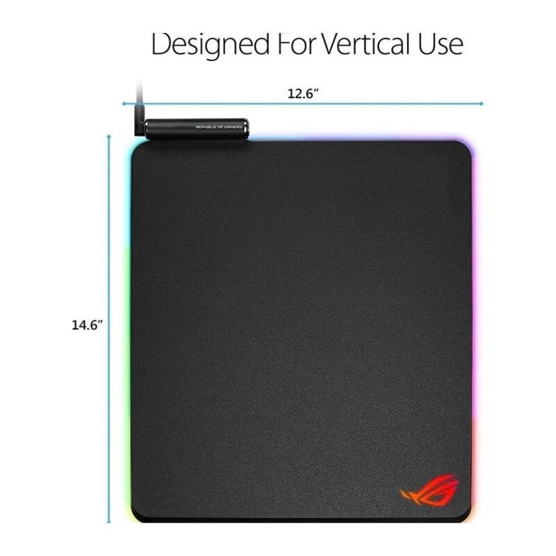 ASUS ROG Balteus RGB Backlit Black Gaming Mouse Pad, , large image number 3