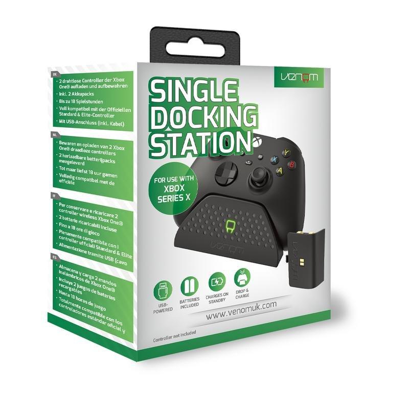 Venom Single Docking Station Black for Xbox Series X/S, , large image number 2