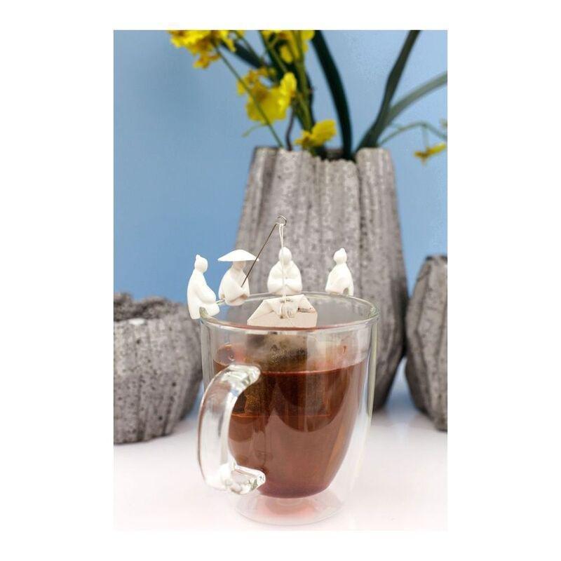 Kikkerland Tea Holder Fisherman S/4, , large image number 2