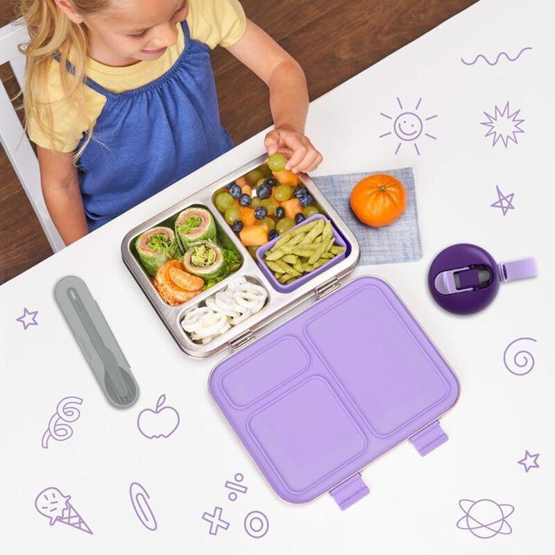 Bentgo Unicorn Kids Stainless-Steel Lunch Box, , large image number 1