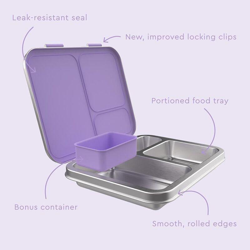 Bentgo Unicorn Kids Stainless-Steel Lunch Box, , large image number 4