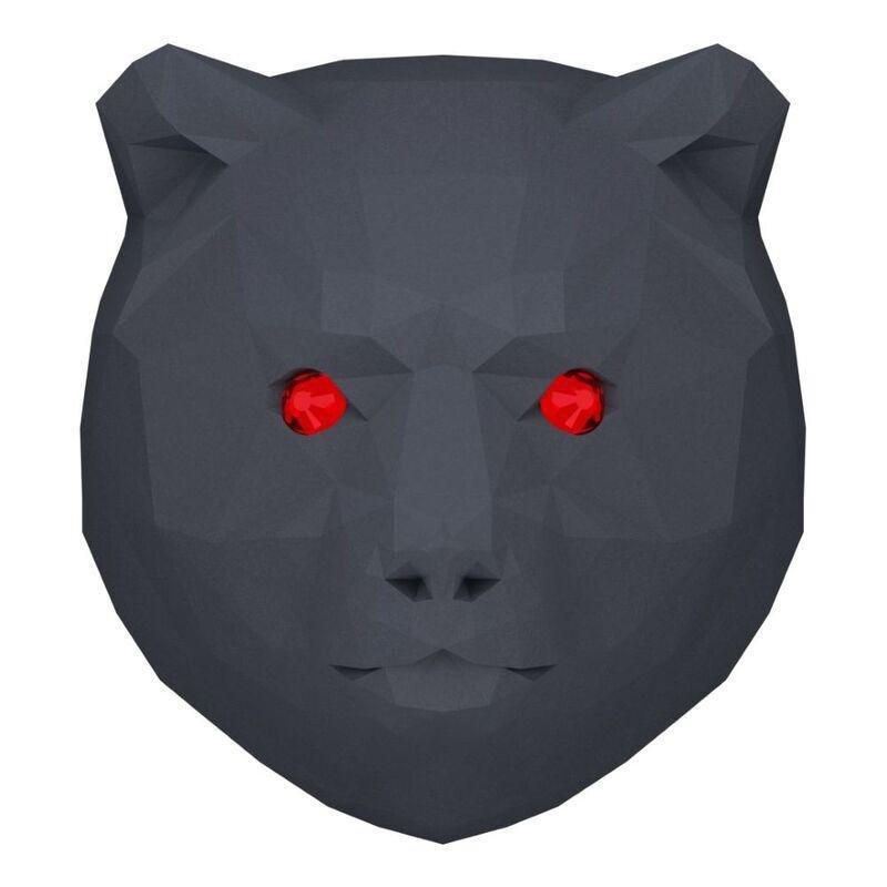 Medori 3D Bear Head Boss Analogous To Hugo Boss - Boss Bottled (No. 6) Ceramic Car Air Freshener For Vent, , large image number 0