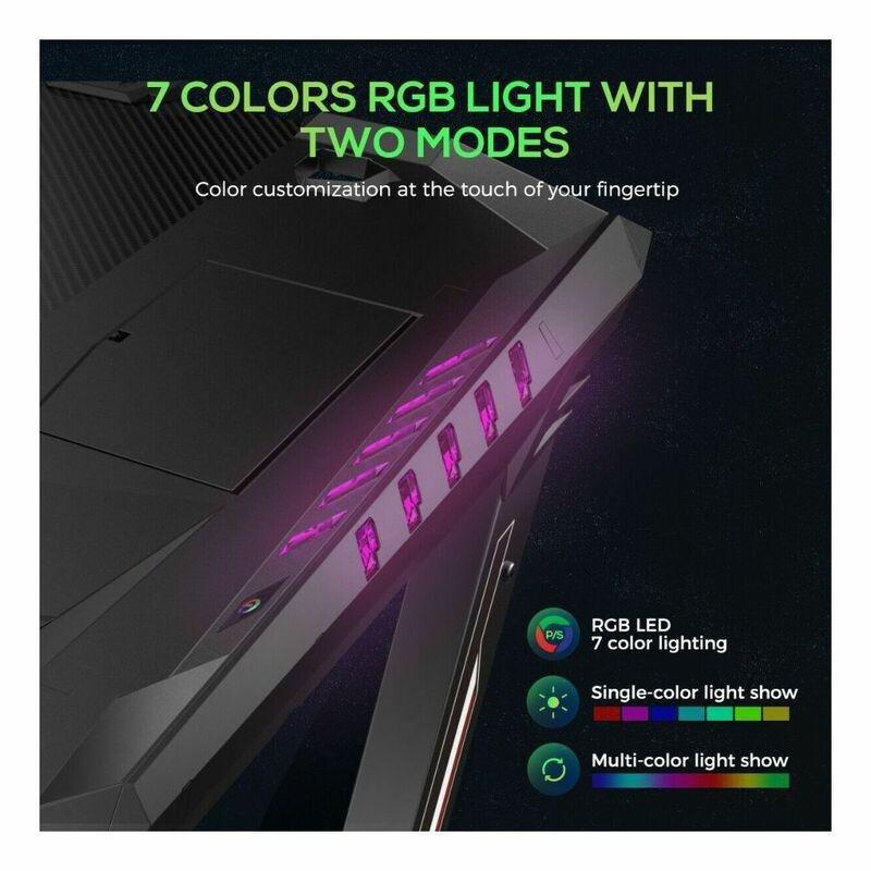 Eureka Ergonomic General Series Z2 51-Inch E-Sports Gaming Desk with RGB Lights, , large image number 4