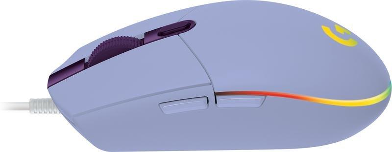 Logitech G G203 Lilac Lightsync Gaming Mouse, , large image number 1