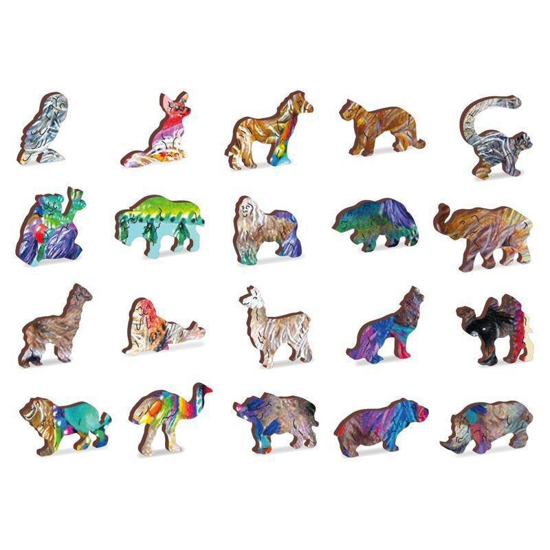 Wooden City Mystic Camel L Wooden Jigsaw Puzzle (250 Pieces), , large image number 4