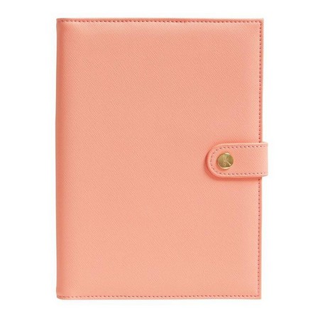 KIKKI.K - kikki.K A5 Leather Notebook Holder Luxury Coral