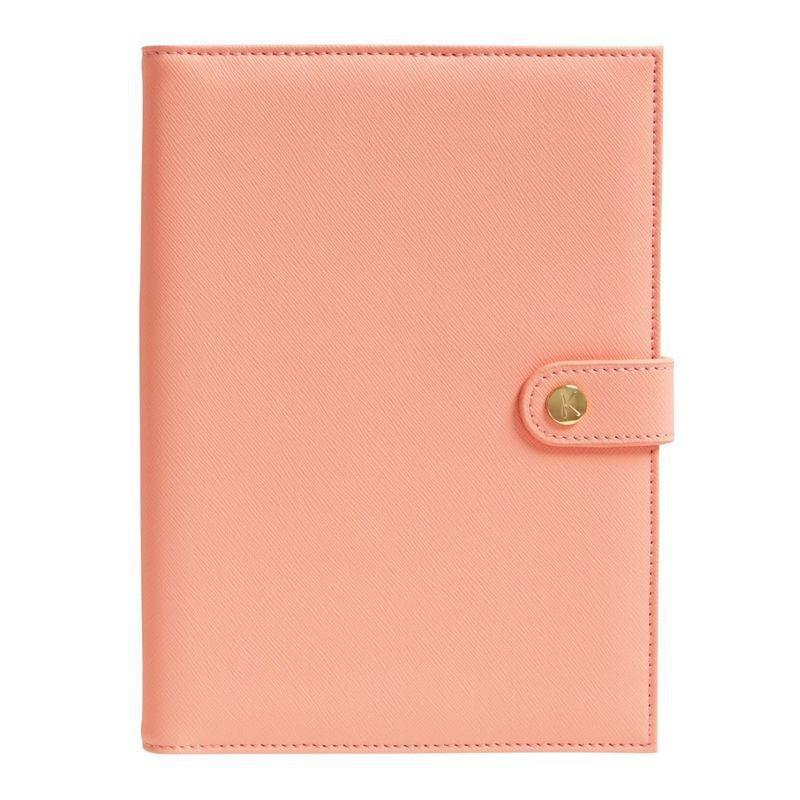 kikki.K A5 Leather Notebook Holder Luxury Coral, , large image number 0