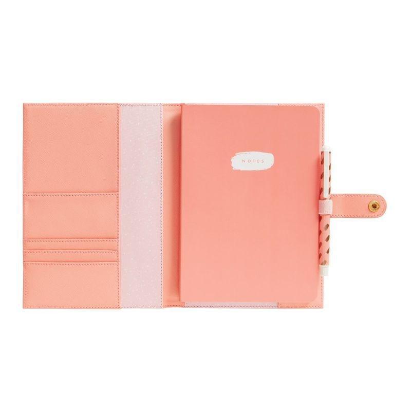 kikki.K A5 Leather Notebook Holder Luxury Coral, , large image number 1
