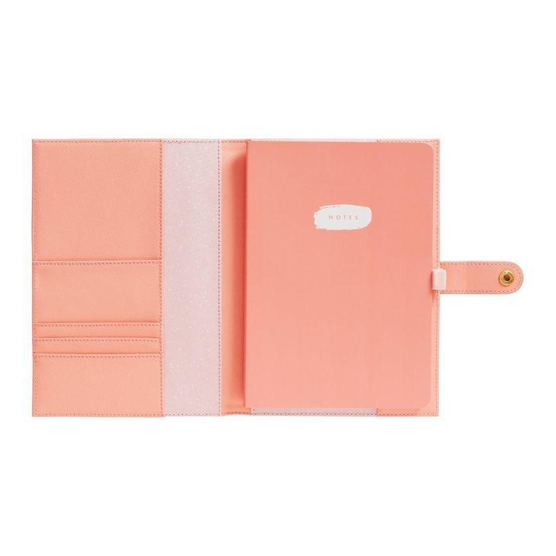 kikki.K A5 Leather Notebook Holder Luxury Coral, , large image number 2