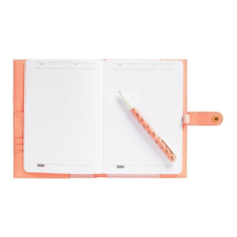 kikki.K A5 Leather Notebook Holder Luxury Coral, , large image number 3