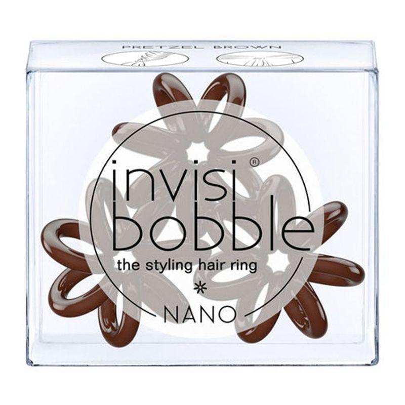 Invisibobble Hair Tie Nano Pretzel Brown, , large image number 3