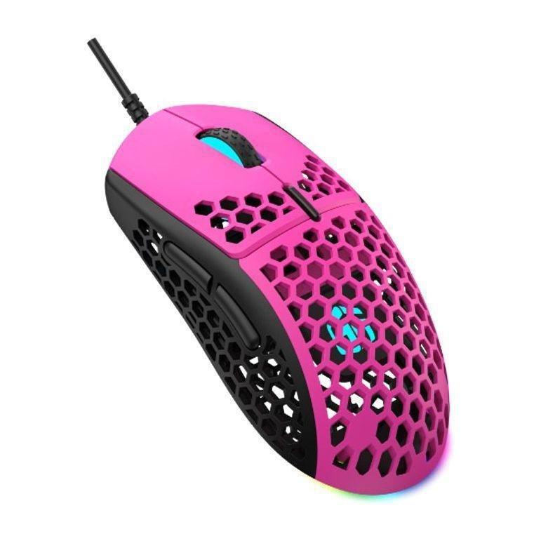 Gamertek GM16 Ultralight RGB Gaming Mouse - Raspberry, , large image number 1