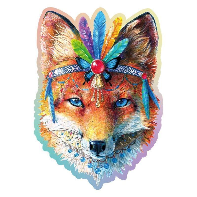 Wooden City Mystic Fox M Wooden Jigsaw Puzzle (150 Pieces), , large image number 0