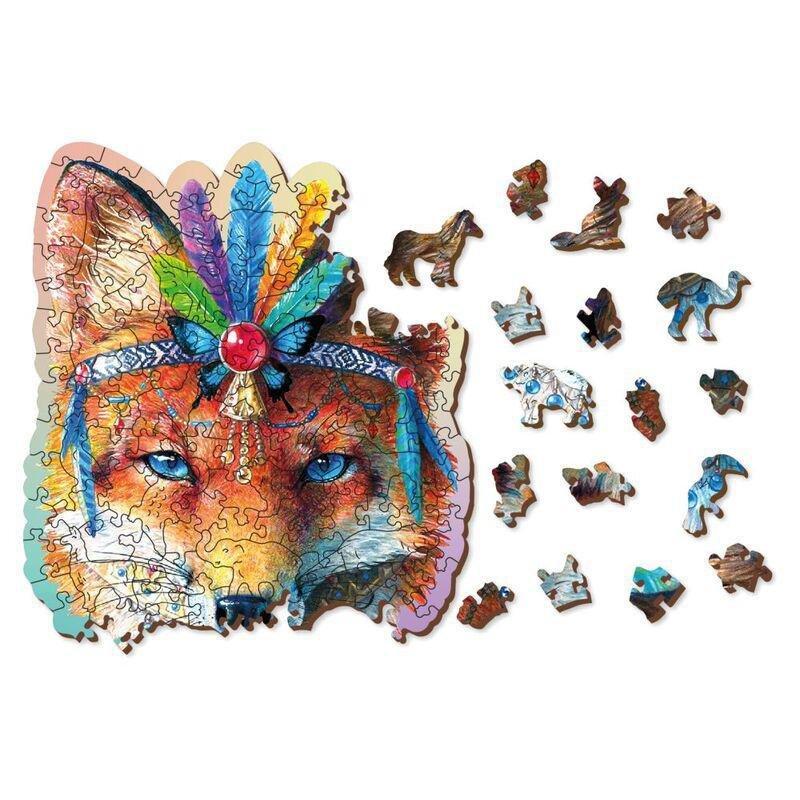 Wooden City Mystic Fox M Wooden Jigsaw Puzzle (150 Pieces), , large image number 4