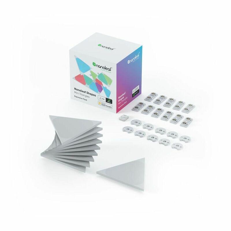 Nanoleaf Shapes Triangles Mini White Pack Of 10, , large image number 0
