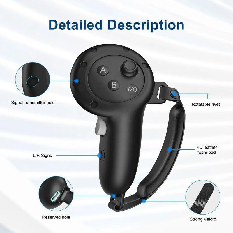 Blupebble Elite Silicone Hand Grip Cover For Meta Quest 3, , large image number 1