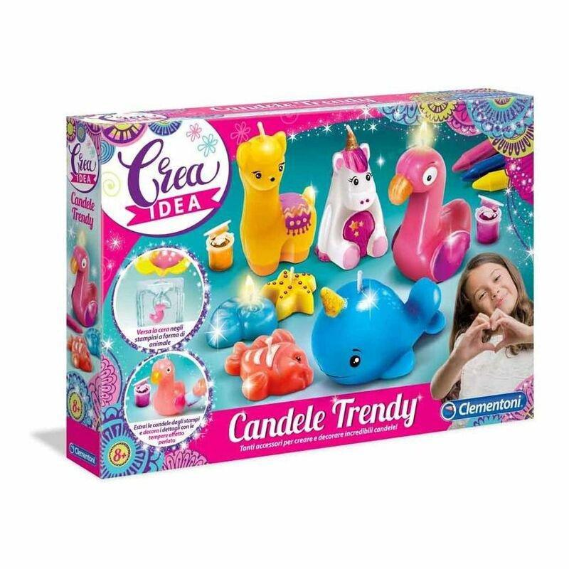 Clementoni Crea Idea Trendy Candles (Animals), , large image number 0